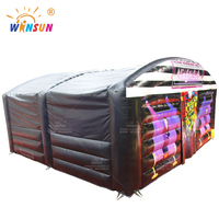 Tente de bar de nuit gonflable personnalisée WINSUN, tente d'événement extérieure, imperméable, ignifuge, CE, installation facile, pompe électrique