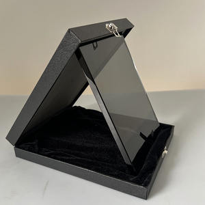 Заводская оптовая продажа черная деревянная табличка на заказ Гравировка черный кристалл сертификат MH-NJ00837 таблички - Product Image 4