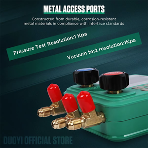 Manómetro <span class=keywords><strong>Digital</strong></span> de Refrigeración DUOYI DY523, Medidor de Vacío y Probador de Colectores <span class=keywords><strong>para</strong></span> Herramientas de HVAC y Aire Acondicionado - Product Image 2