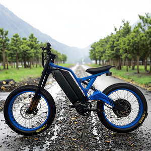 Vélo de montagne tout-terrain à cadre en aluminium 52v 1200w pour adultes, électrique - Product Image 2