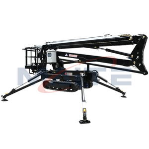 10m mini nhỏ gọn tự hành điện tất cả các địa hình Crawler theo dõi Spider Lift với điều khiển từ xa CE cấp giấy chứng nhận - Product Image 5