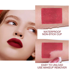 Ensemble de 6 rouges à lèvres liquides mats, longue tenue, anti-transfert, imperméables, ne se décolorent pas - Product Image 5