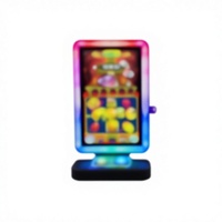 Vente de borne d'arcade verticale à écran tactile incurvé, machine de jeu d'adresse avec garantie d'un an, fabrication anglaise, en métal