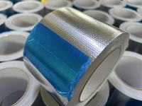 Revêtement de conduit ignifuge pour CVC, tissu en fibre de verre de haute qualité, ruban adhésif en aluminium