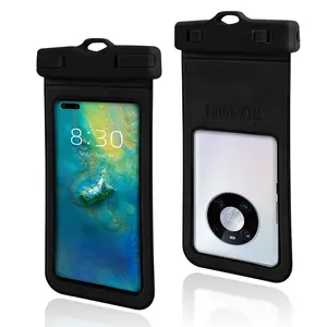 PU กีฬาทางน้ําออกเคสโทรศัพท์มือถือกันน้ํา IPX8 กระเป๋าโทรศัพท์มือถือ PVC ถุงแห้งมัลติฟังก์ชั่หน้าจอสัมผัสกระเป๋าโทรศัพท์มือถือ