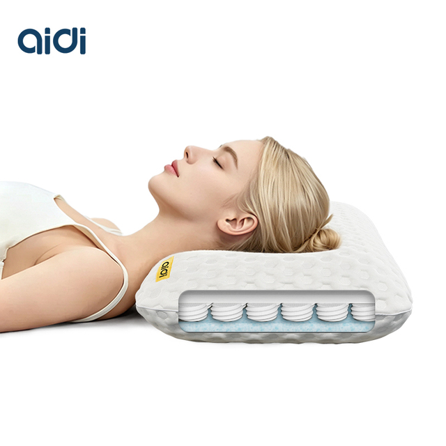 Factory Custom CertiPUR-US Ergonomic Contour Orthopedic Neck Support Micro Coil Memory Foam Cervical Bed Pillow