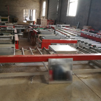 Panneau automatique de plafond de gypse faisant la machine d'usine de la Chine comportant des composants de noyau de PLC et de pompe