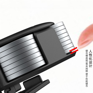 Étui à pièces commémoratives, mini, portable, noir, ABS, pour collectionneurs - Product Image 5