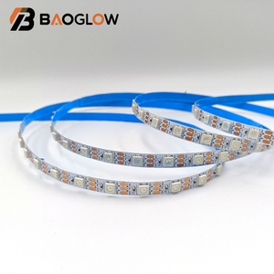ไฟ LED แบบเส้น WS2812B 5050 60D สีสัน RGB ควบคุมได้แบบจุดเดียว 5V พร้อมรีโมทอัจฉริยะ - Product Image 3