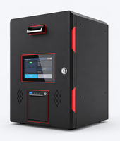 Terminal de autoservicio automático C-Box para oficinas bancarias, con aceptador de billetes, depósito y impresión de recibos.