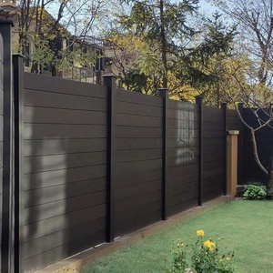 Poteau en aluminium européen de 6 pieds, gaufré, modélisation 3D, écologique, imperméable, installation facile, <span class=keywords><strong>clôture</strong></span> extérieure moderne de qualité supérieure - Product Image 2