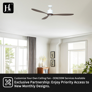 52-inch Solid Wood Ceiling <b>Fan</b> DC Luxury Wood 110V-220V <b>Remote</b> <b>Control</b> Smart LED Lighted <b>Fan</b> - Product Image 5