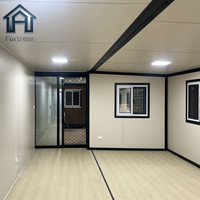 Maison préfabriquée extensible en conteneur de 20 pieds ou 40 pieds, prête à l'emploi, 4 chambres, maison modulaire préfabriquée