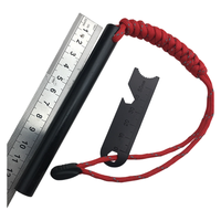 Allume-feu en alliage de magnésium direct usine, outil d'allumage d'urgence pour la survie en extérieur avec poignée, accessoire de randonnée durable
