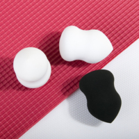 Éponge à maquillage en forme de gourde ultra-douce sans latex, logo privé, éponge à maquillage, éponge de beauté avec boîte d'emballage créative