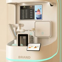 Máquina de Helado Artesanal de 3 Sabores, Máquina de Helado Suave Comercial, Máquina de Helado Suave Pasmo Pascal