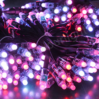 Bande lumineuse LED pixel extérieure RGB WS2811 Epistar 12V DC5V étanche IP68 corps de lampe en PVC couleur pleine carte SD et contrôle par application