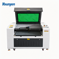 Machine de gravure et de découpe CNC CO2 multi-matériaux 6090 avec moteur servo Leadshine pour acrylique, contreplaqué, verre, bois, MDF, haute précision, refroidissement par eau