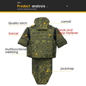 Gilet tactique de style russe en tissu Oxford imperméable, système Molle, camouflage vert, gilet porte-plaque tactique, gilet intégral - Product Image 2
