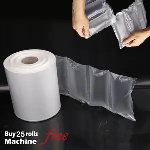 Popular Cushioning Packing Wrap Materials Shock Filler Air Cushion Pillow Bag Film Bubble Roll