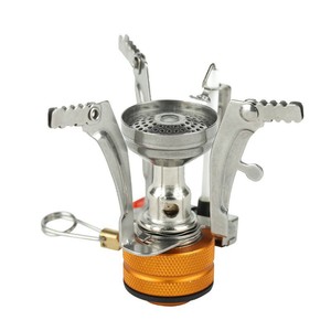 Réchaud de camping pliable portable en alliage d'aluminium avec allumage, équipement de cuisson extérieur - Product Image 2