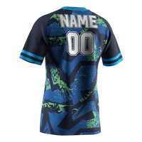 Oem Sublimation Sports Training Team Crewneck Tees Homme Jersey Italie Rugby Shirt Chief