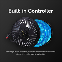 Kit de conversion de vélo électrique avec moteur à moyeu fileté de conception nouvelle génération, contrôleur intégré, 36/48/52V, propulsion arrière, moteur 1000W