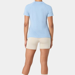 T-shirts de fitness pour femmes, coupe confortable, qualité supérieure, dernier design, logo personnalisé, pour vêtements de sport et de gym. - Product Image 5