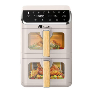 Anbolife <span class=keywords><strong>Friteuse</strong></span> à air double panier 2,5+2,5L avec fenêtre et écran tactile numérique Freidora De Aire <span class=keywords><strong>Ninja</strong></span> - Product Image 4