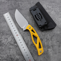 Couteau droit à manche creux Bochen, léger, EDC, pour le camping, la chasse, les activités de plein air, cadeau, couteau à lame fixe avec étui Kydex, vente en gros