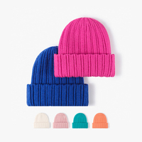 Vente en gros de bonnet en tricot double épais et chaud pour homme bonnet de protection des oreilles bonnet en laine pour femme