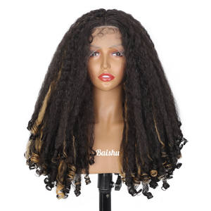 วิกผมหยิกแฟชั่นแอฟริกัน24นิ้วด้านหน้า13*4*1สำหรับผู้หญิงทรงผมระเบิดผมยาวและหยักศกสำหรับผู้หญิงผิวดำ - Product Image 2