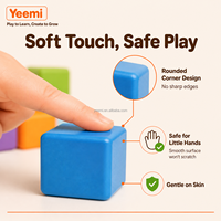 Blocs magnétiques en forme de cube avec logo personnalisé, éducatifs, Montessori, certifiés REACH ASTM CPC