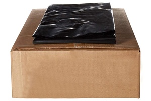 Sacs poubelles pour entrepreneurs, 42 gallons, 3,0 mil, noirs, très résistants, 33 x 48 pouces (lot de 50) - Product Image 3