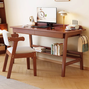 Escritorio de ordenador de pared Simple de madera maciza para el dormitorio del Hogar Escuela primaria y secundaria para estudiantes para <span class=keywords><strong>estudio</strong></span> y escritura - Product Image 1