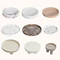 Vaisselle créative écologique de luxe personnalisée, fait à la main, plat à servir, dessert, collation, salade en résine émaillée réactive, décoration d'intérieur, fête