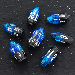 Dés en résine sur le thème de la guerre D20 <span class=keywords><strong>RPG</strong></span> Dungeons & Dragons <span class=keywords><strong>Jeu</strong></span> de société Dés DND Alchemy Creation Resin Dice - Product Image 1