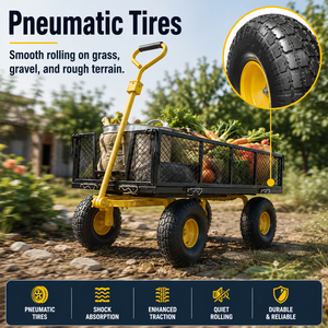 <span class=keywords><strong>Chariot</strong></span> <span class=keywords><strong>de</strong></span> jardin pliable en acier robuste BNcompany, côtés pliables, capacité <span class=keywords><strong>de</strong></span> charge <span class=keywords><strong>de</strong></span> 900 lb, <span class=keywords><strong>chariot</strong></span> utilitaire pour les courses, prix d'usine - Product Image 5