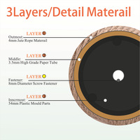 Poteau à gratter cylindrique en sisal, directement de l'usine, pièces détachées pour arbre à chat DIY