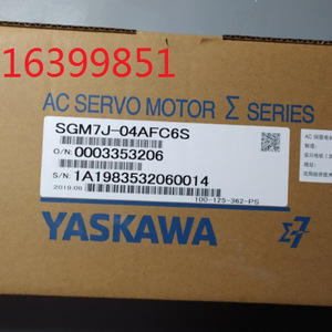 มอเตอร์เซอร์โว Yaskawa Ac รุ่น Sgm7j 04afc6s แบบติดตั้งบนฐาน 60 Hz ซีรีส์ Sigma - Product Image 1