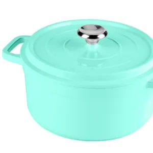 Stew POT Soup Cooking Pot with Heat Resistant Handles enamel coating