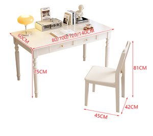 Hiện đại bằng gỗ bán đảo bàn tự nhiên log Màu văn phòng và nhà nghiên cứu bảng với ngăn kéo lưu trữ Phật bảng - Product Image 6
