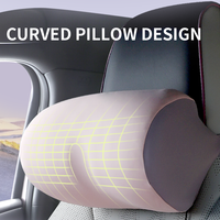 Mousse à mémoire de forme ergonomique à rebond lent remplissage voiture appui-tête appui-tête cou oreiller voiture oreiller coussin