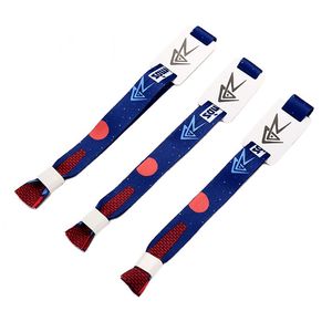 GSC 13,56 MHz RFID One Time Muñequera RFID PVC Tela Evento Pulsera desechable - Product Image 1