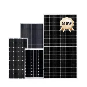 JA热卖中国批发610瓦太阳能电池板价格350瓦perc太阳能电池板600瓦太阳能电池板单晶硅