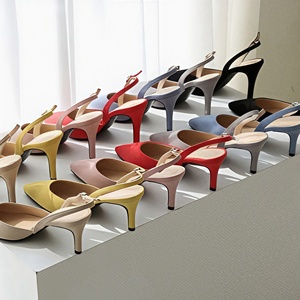 Top Outdoor Sexy tacchi alti a spillo a punta sandali con lacci cavi con fibbia a bocca bassa <span class=keywords><strong>scarpe</strong></span> da <span class=keywords><strong>sposa</strong></span> singole da donna - Product Image 2