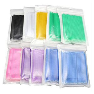 Microcepillo de Algodón Ecológico para Limpieza de Extensiones de Pestañas, Aplicador Desechable Sin Pelusas, Herramienta para Remover Pegamento de Pestañas - Product Image 4
