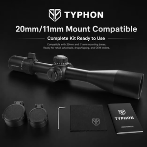 กล้องส่องทางไกล TYPHON 5-25x50 30 มม. อลูมิเนียมคุณภาพสูง FFP ระยะไกล สำหรับยิงเป้าระยะไกล ความแม่นยำสูง สำหรับการล่าสัตว์ พร้อมเส้นเล็งเรืองแสง กันน้ำ - Product Image 6