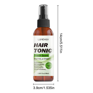 <span class=keywords><strong>Tonique</strong></span> Capillaire Naturel pour la Croissance des Cheveux 100ml Sans Rinçage Extraits d'Herbes Chinoises de Haute Qualité Menthe Poivrée Menthol Bio Répare les Pointes Fourchues - Product Image 6