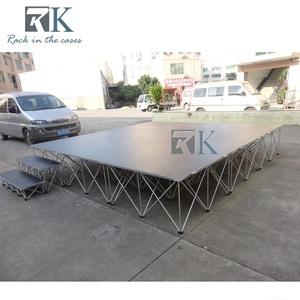 Plataforma de Escenario de Altura Ajustable, Plataforma Elevadora de Aluminio, Escenario Estable y Firme en Venta - Product Image 6